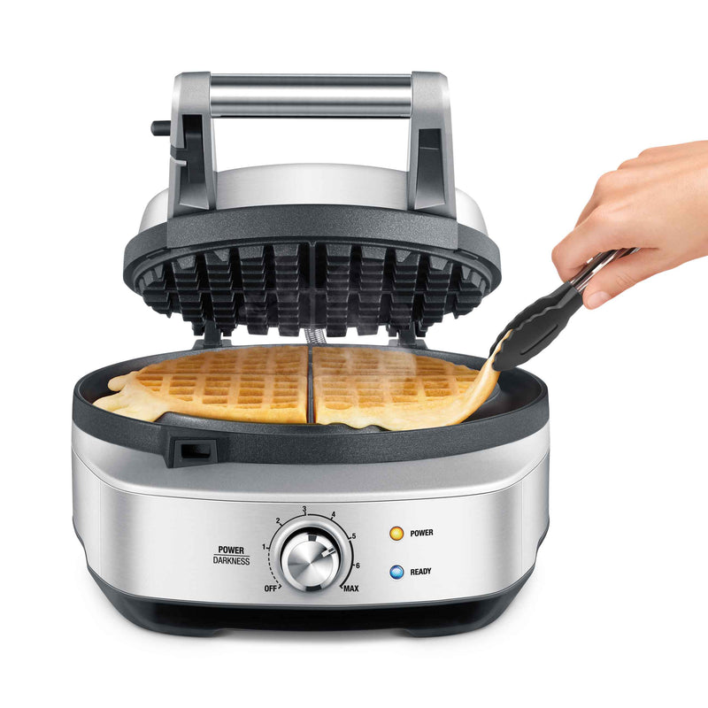 Load image into Gallery viewer, Sage BWM520BSSUK Waffle Maker: The No-Mess Waffle Brushed Stainless Steel
