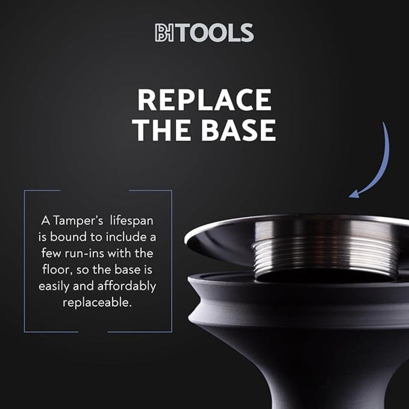 Load image into Gallery viewer, Barista Hustle Tamper 58.4mm – Flat Base Tamper
