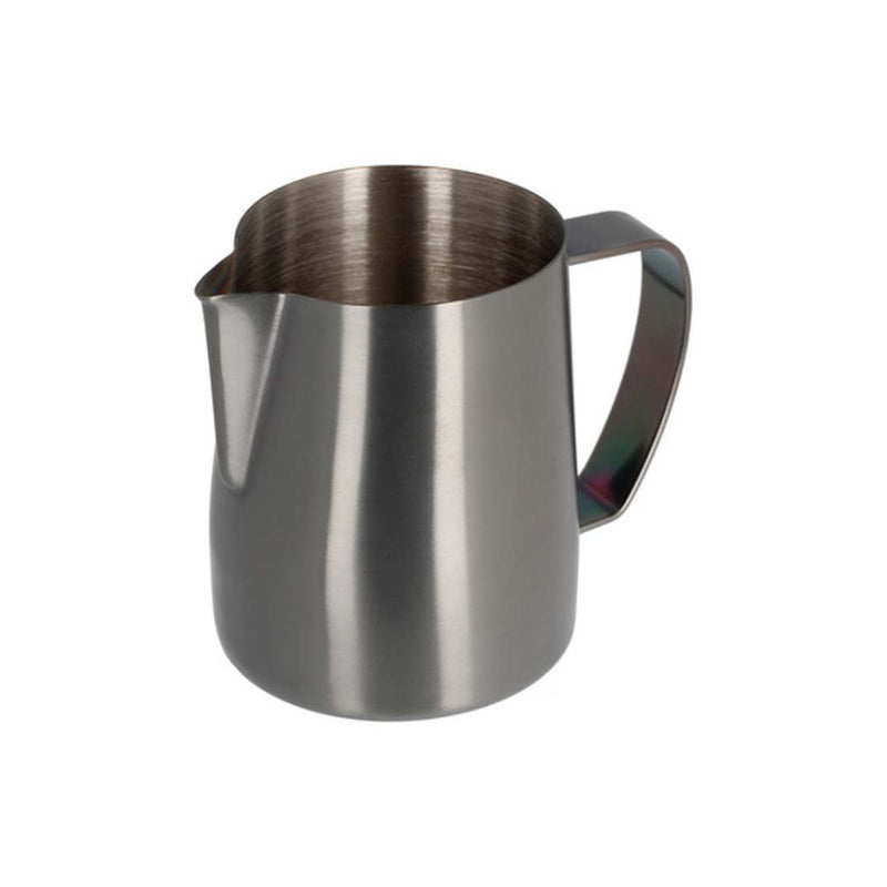 Load image into Gallery viewer, Barista Space Sandy Black Milk Pitcher – Non-Slip Finish 450ML
