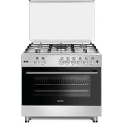 Baumatic Free Standing 5 Burner Gas Cooker 90cm Stainless Steel/Black – BMEC9GGTSS