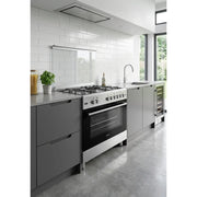 Baumatic Free Standing 5 Burner Gas Cooker 90cm Stainless Steel/Black – BMEC9GGTSS