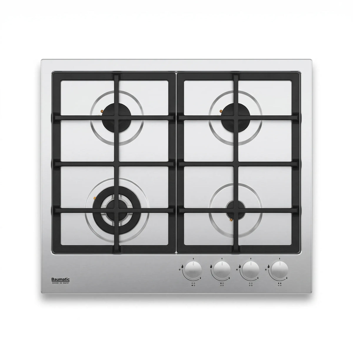 Baumatic 60cm 4 Burner Gas Hob – BMEH6GESS