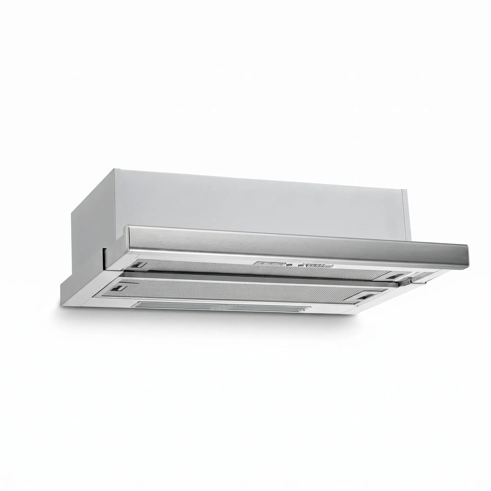 Baumatic BMECH9TSS 90cm Telescopic Slide-Out Kitchen Hood Stainless Steel Finish