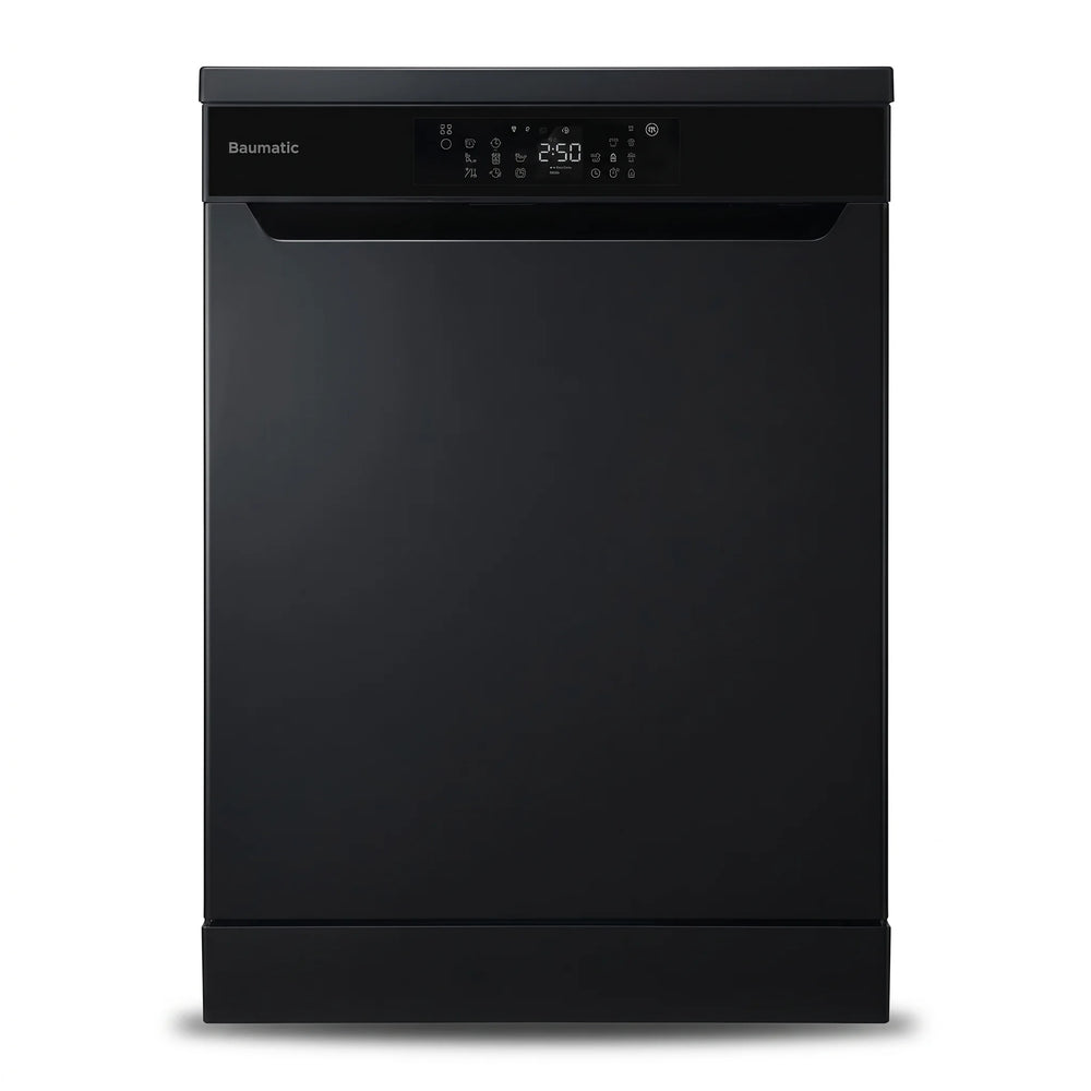 Baumatic BMEDW16FSBL Midnight Series 16 Place Freestanding Dishwasher