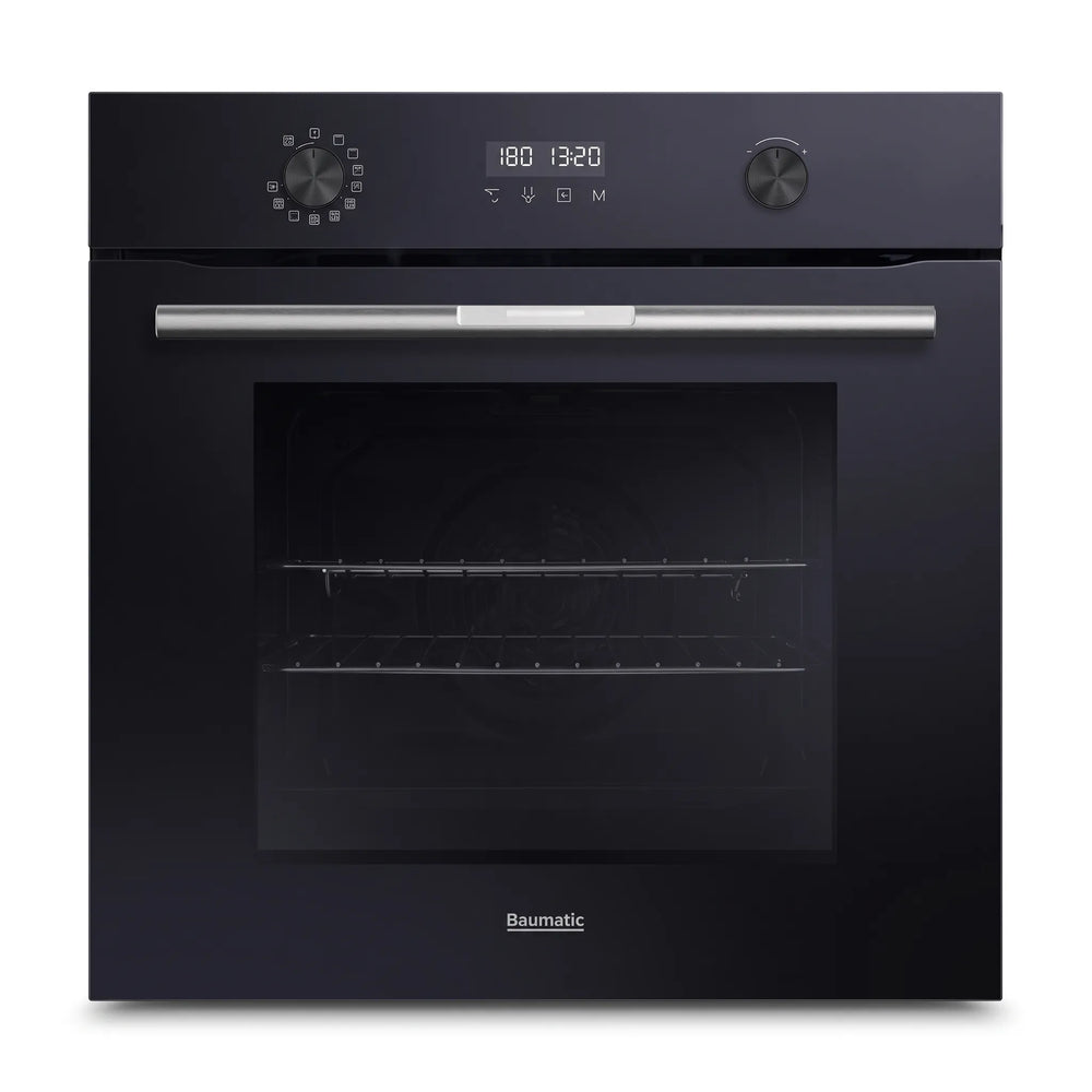 Baumatic BMEO6E10BL 60cm Built-in Electric Oven with Touch LED & 75L Capacity