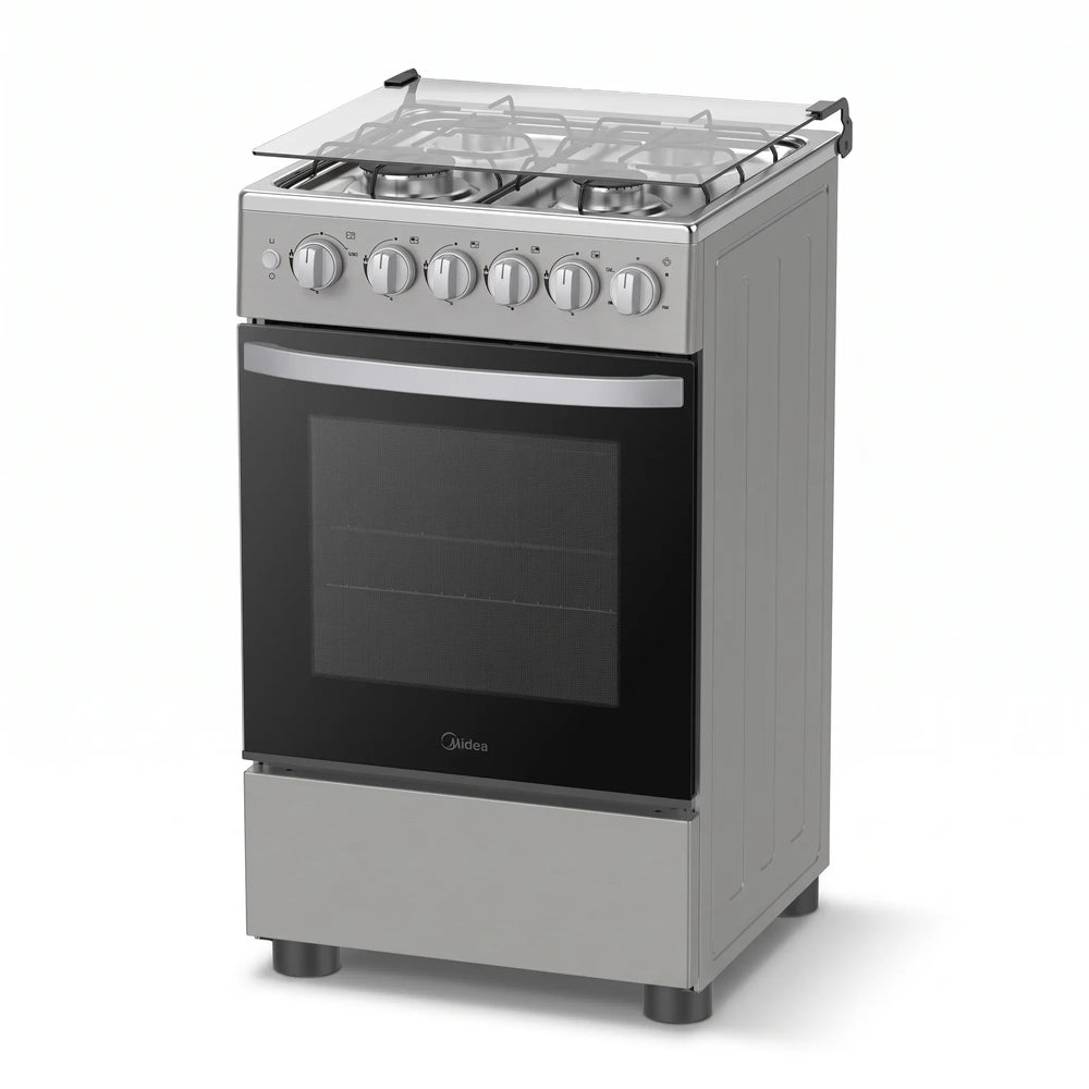 Baumatic PMECGG6ESS Free Standing 4 Burner Gas Cooker