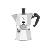 Bialetti Moka Express Coffee Maker – Silver Classic Stovetop Espresso Pot 6cups