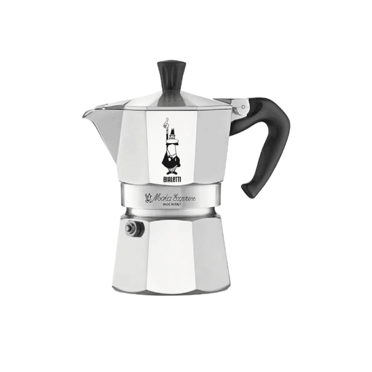 Bialetti Moka Express Coffee Maker – Silver Classic Stovetop Espresso Pot 6cups