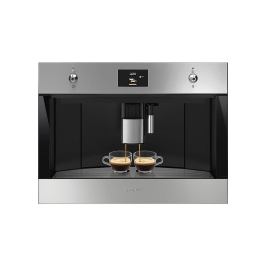 Smeg Built In Espresso Coffee Machine, 45 cm, CMS4303X