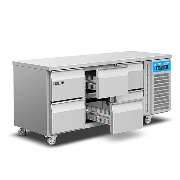 Inofrigo GN3160TN 6-Drawer Counter Chiller