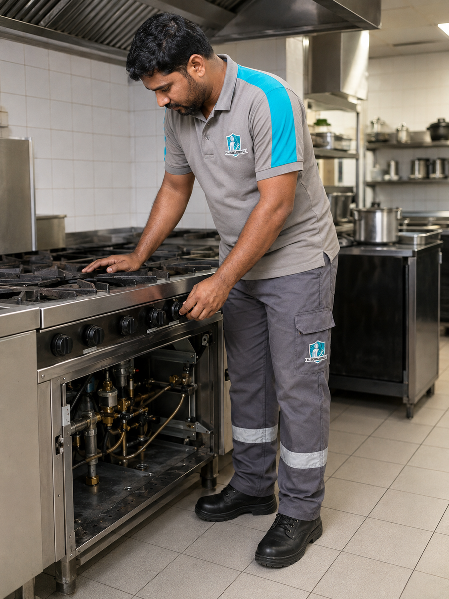 Trusted Commercial Gas Burner Range Repair and Maintenance Services in Dubai, UAE - Affordable and Same Day