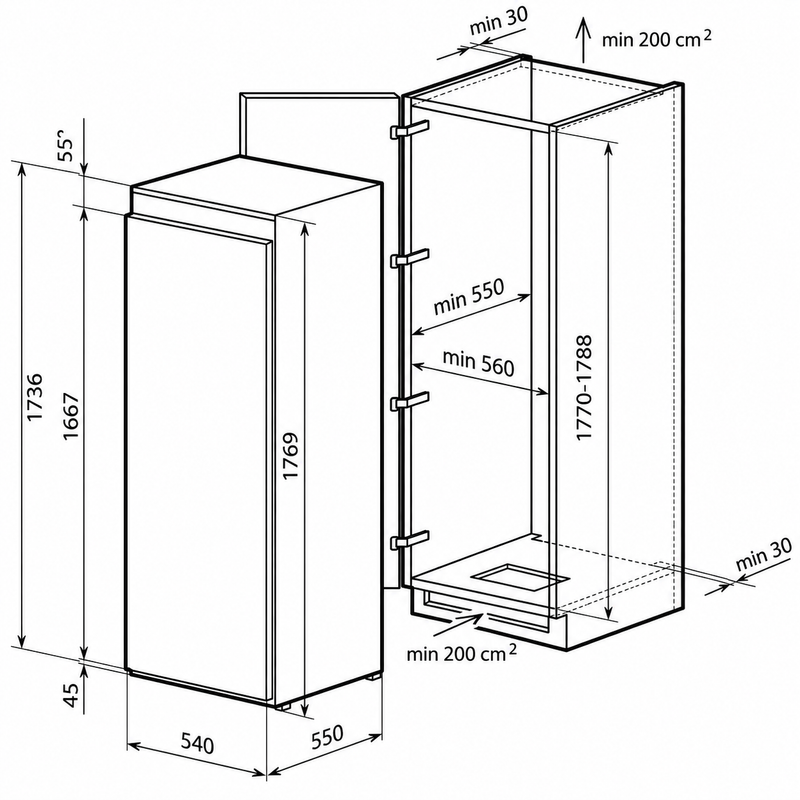 Load image into Gallery viewer, MILLEN MBIM 177.4ID Built-in Full Freezer – High-Performance, Energy-Efficient, Frost-Free Freezing
