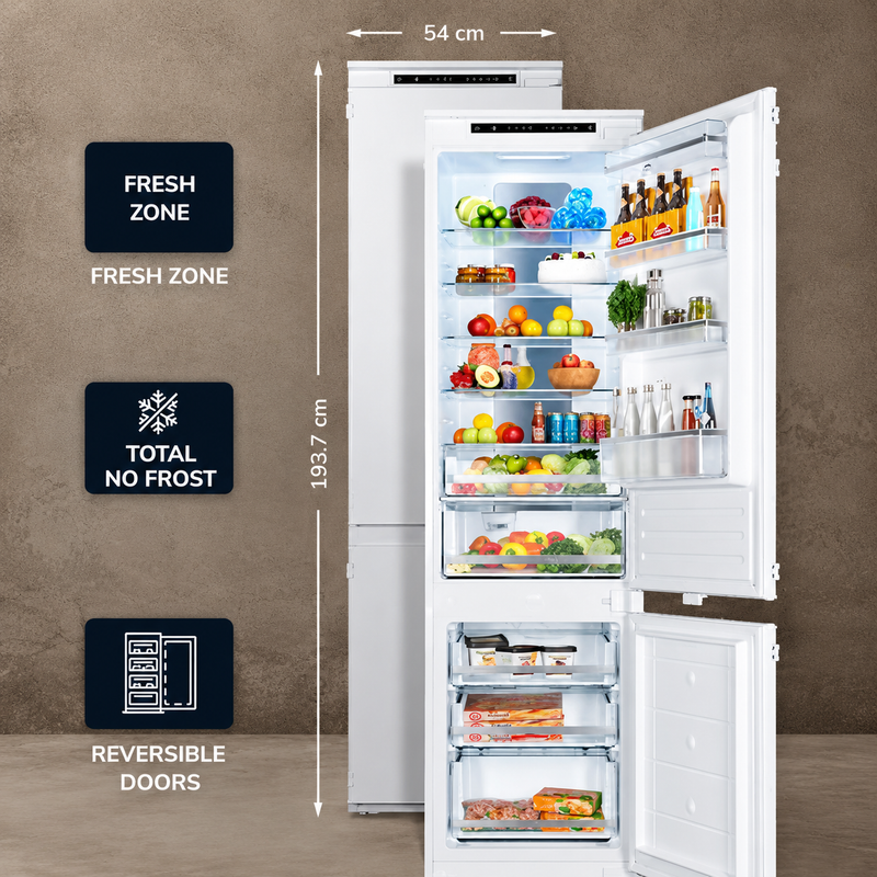 Load image into Gallery viewer, Millen Built-in Two Chamber Refrigerator MBI 193.3D, 3 Year Warranty
