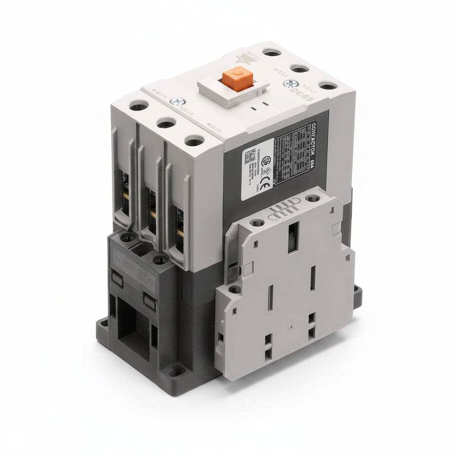 Contactor 53235 with Aux Contact, 230V Coil, 65A, 3 Pole