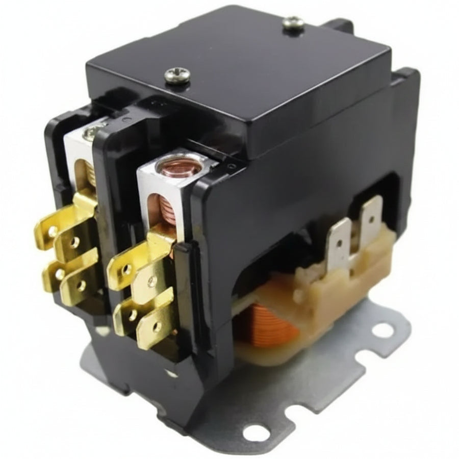 Contactor Double 2 Pole 40 Amp 24 Volts Air Conditioning PC240A