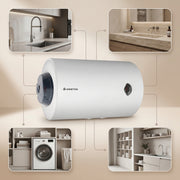 Ariston Electric Water Heater Horizontal BLU R, 80 L - White