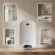 Ariston Electric Water Heater Vertical BLU R, 100 L - White