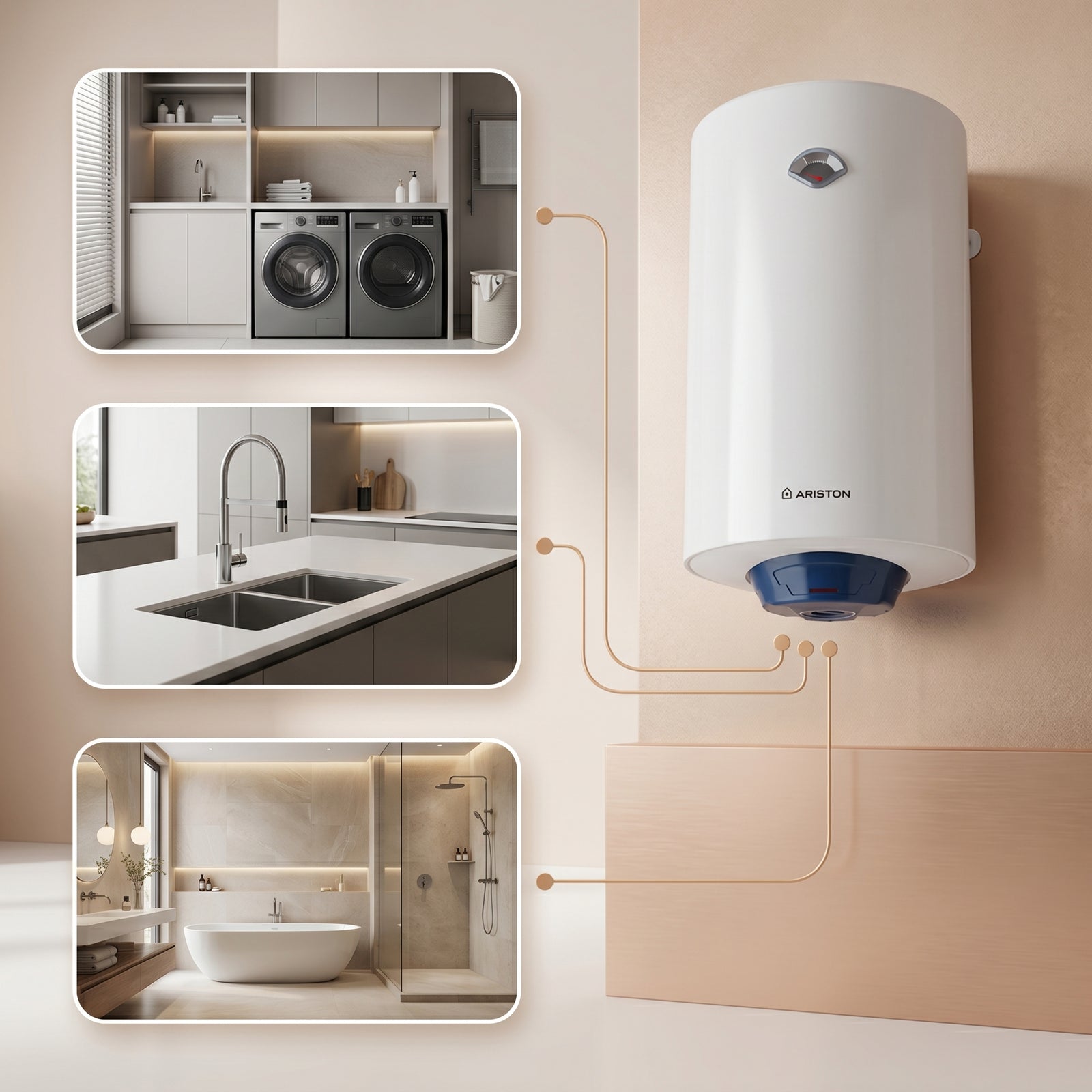 Ariston BLU R 150 Vertical Water Heater