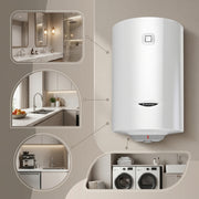 Ariston Electric Water Heater Vertical PRO1 R Italy, 50 L - White