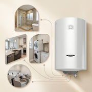Ariston Electric Water Heater Vertical PRO1 R Italy, 80 L - White