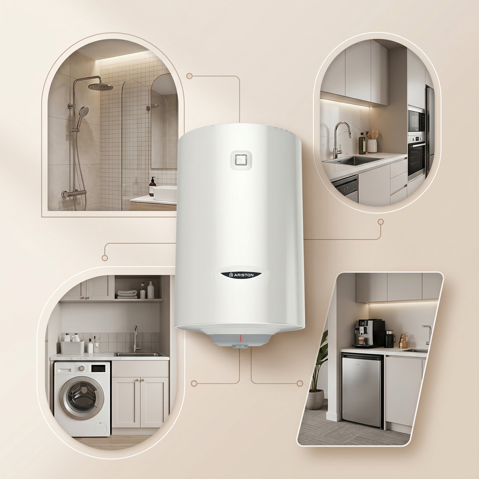 Ariston Water Heater Vertical Pro r 50v, 50 L