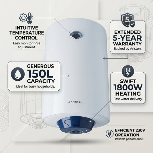 Ariston BLU R 150 Vertical Water Heater
