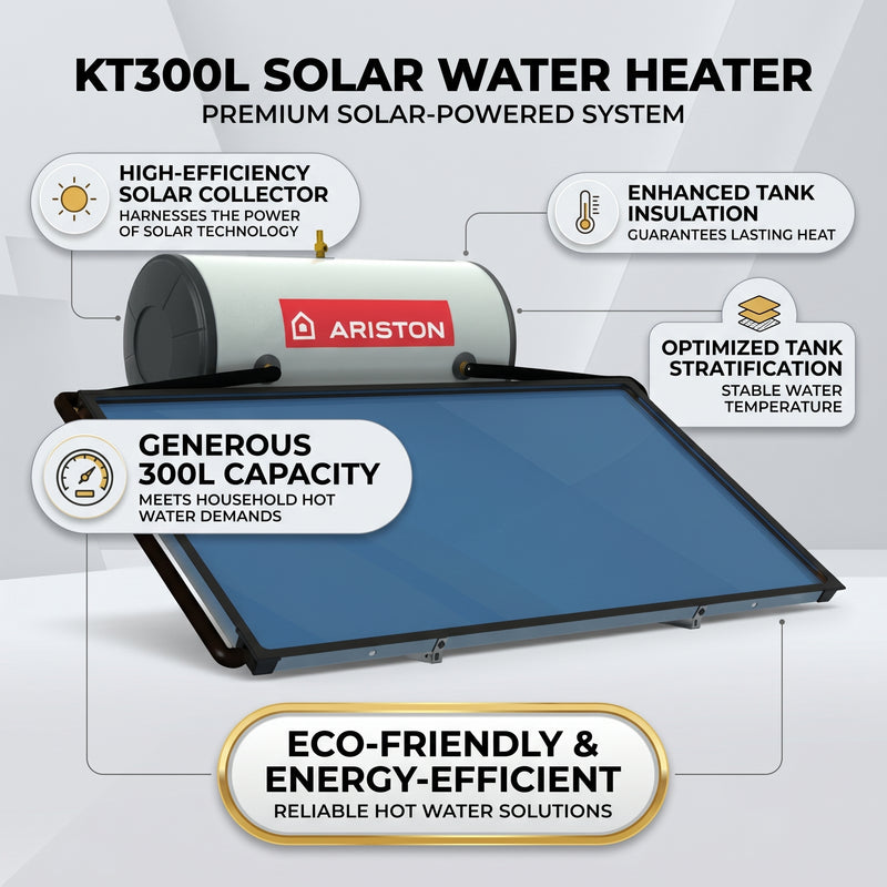 Load image into Gallery viewer, Ariston Solar Water Heater Kairos Thermo Hf 300 L

