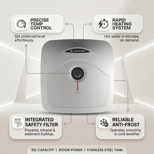 Ariston ANDRIS R 30 L Undersink Unvented Electric Storage Water Heater
