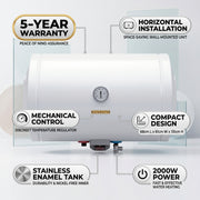 Ariston BLU R 200 Horizontal Water Heater