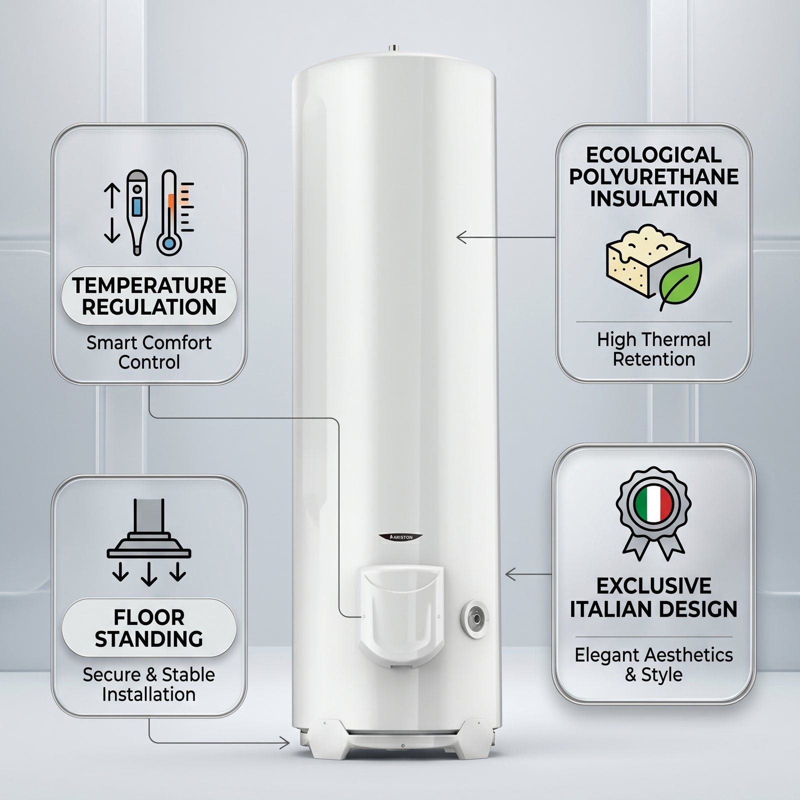 Ariston Water Heater Stab Ari-300, 300 L