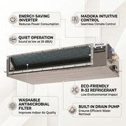 Daikin Ducted Split 2.5 Ton 8.8 kW 3.3 HP 30,000 Btu/h Air Conditioner FDMF30AVMK / RZF30AVMK