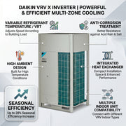 Daikin VRV Outdoor Unit 9.5 Ton 33.5 kW 12.0 HP 114,000 Btu/h RXQ12ARYFK