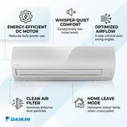 Daikin Wall Splits for VRV Systems 0.5 Ton 1.7 kW 0.6 HP 5,800 Btu/h FXAQ15A