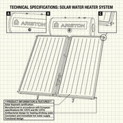 Ariston Solar Water Heater Kairos Thermo GR-2 300 L