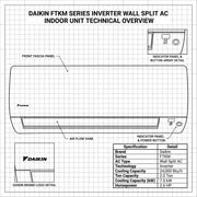Daikin 2.0 Ton FTKM24PVMK / RKM24PVMK - Energy-Efficient AC for Ultimate Comfort