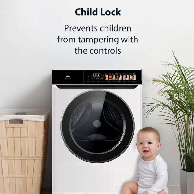 Load image into Gallery viewer, Millen Front Load Heat Pump Dryer, 10kg Capacity - Smart, Efficient and Gentle Drying, MDM10WD, 3 Year Warranty
