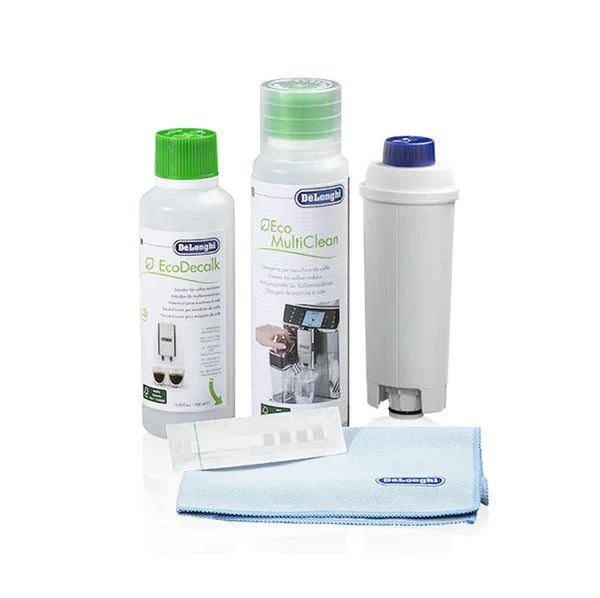 De'Longhi DLSC306 Coffee Care Kit with Water Filter, EcoDecalk, Multiclean