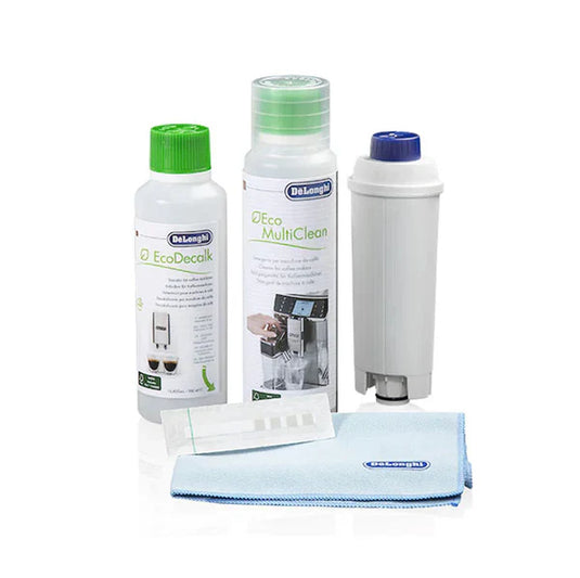 De'Longhi DLSC306 Coffee Care Kit with Water Filter, EcoDecalk, Multiclean