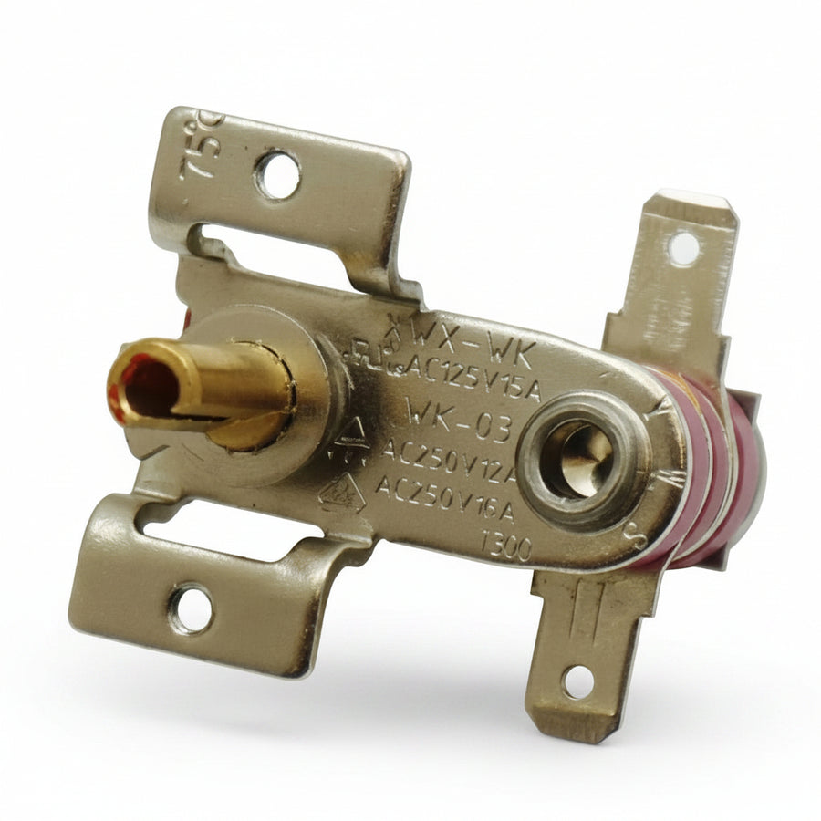 DeLonghi Replacement Heater and Toaster Oven Thermostat (75°:250°), 5210810031