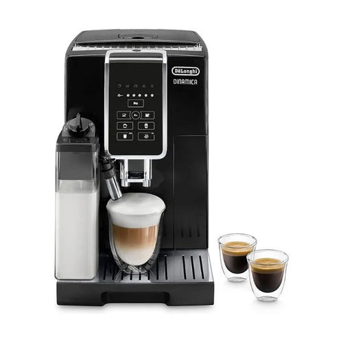 De’Longhi Dinamica, Fully-Automatic Whole Bean Coffee Machine, Cappuccino, Espresso, ECAM 350.50.B, Black