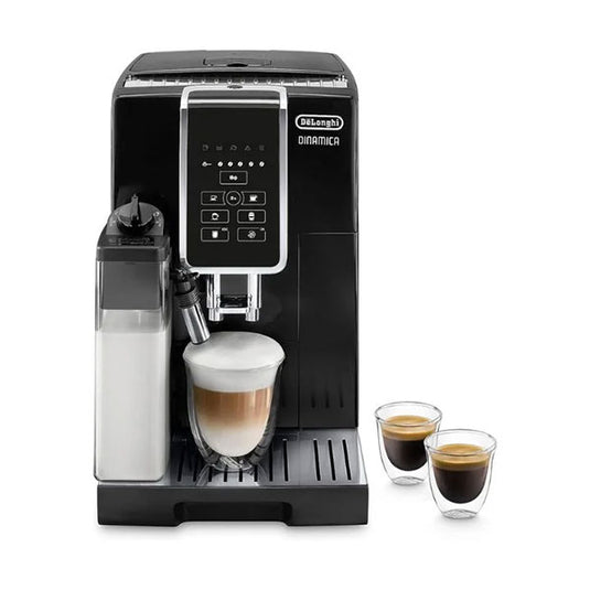 De’Longhi Dinamica, Fully-Automatic Whole Bean Coffee Machine, Cappuccino, Espresso, ECAM 350.50.B, Black