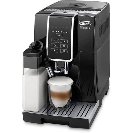 De’Longhi Dinamica, Fully-Automatic Whole Bean Coffee Machine, Cappuccino, Espresso, ECAM 350.50.B, Black