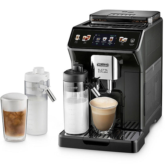 De Longhi ECAM450.55.G Eletta Explore Grey Automatic Coffee Machine - Black
