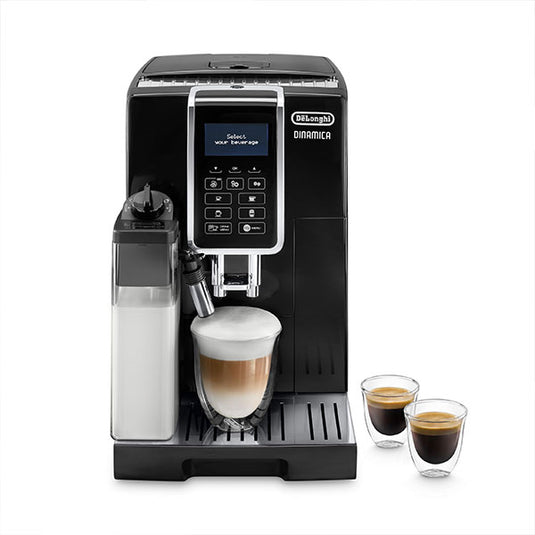 De'Longhi Fully Automatic Bean to Cup Coffee Machine with Built-in Grinder Ecam350.55.B