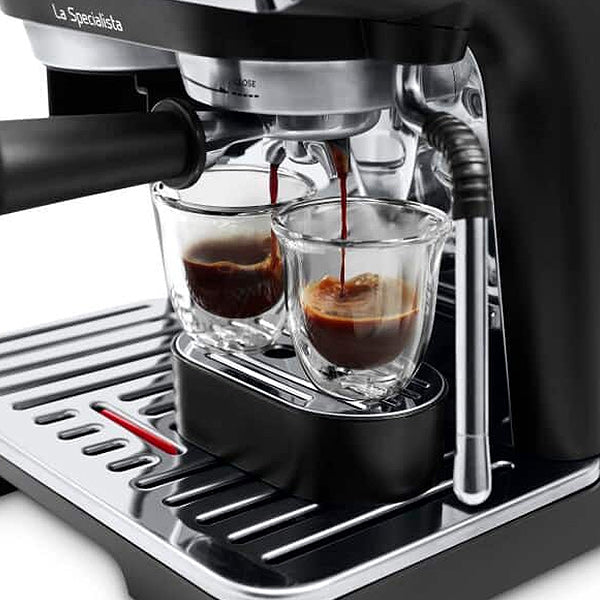 De’Longhi La Specialista Arte Espresso Machine EC 9155.MB with Professional Milk Nozzle with Barista Kit Stainless Steel – 1L Black