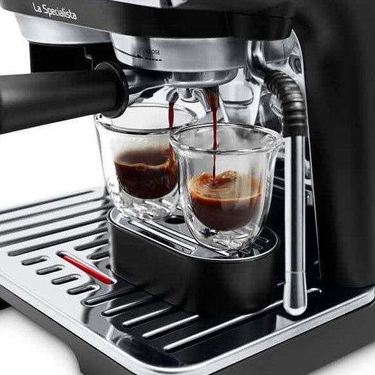 De’Longhi La Specialista Arte Espresso Machine EC 9155.MB with Professional Milk Nozzle with Barista Kit Stainless Steel – 1L Black