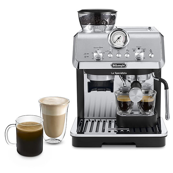 De’Longhi La Specialista Arte Espresso Machine EC 9155.MB with Professional Milk Nozzle with Barista Kit Stainless Steel – 1L Black