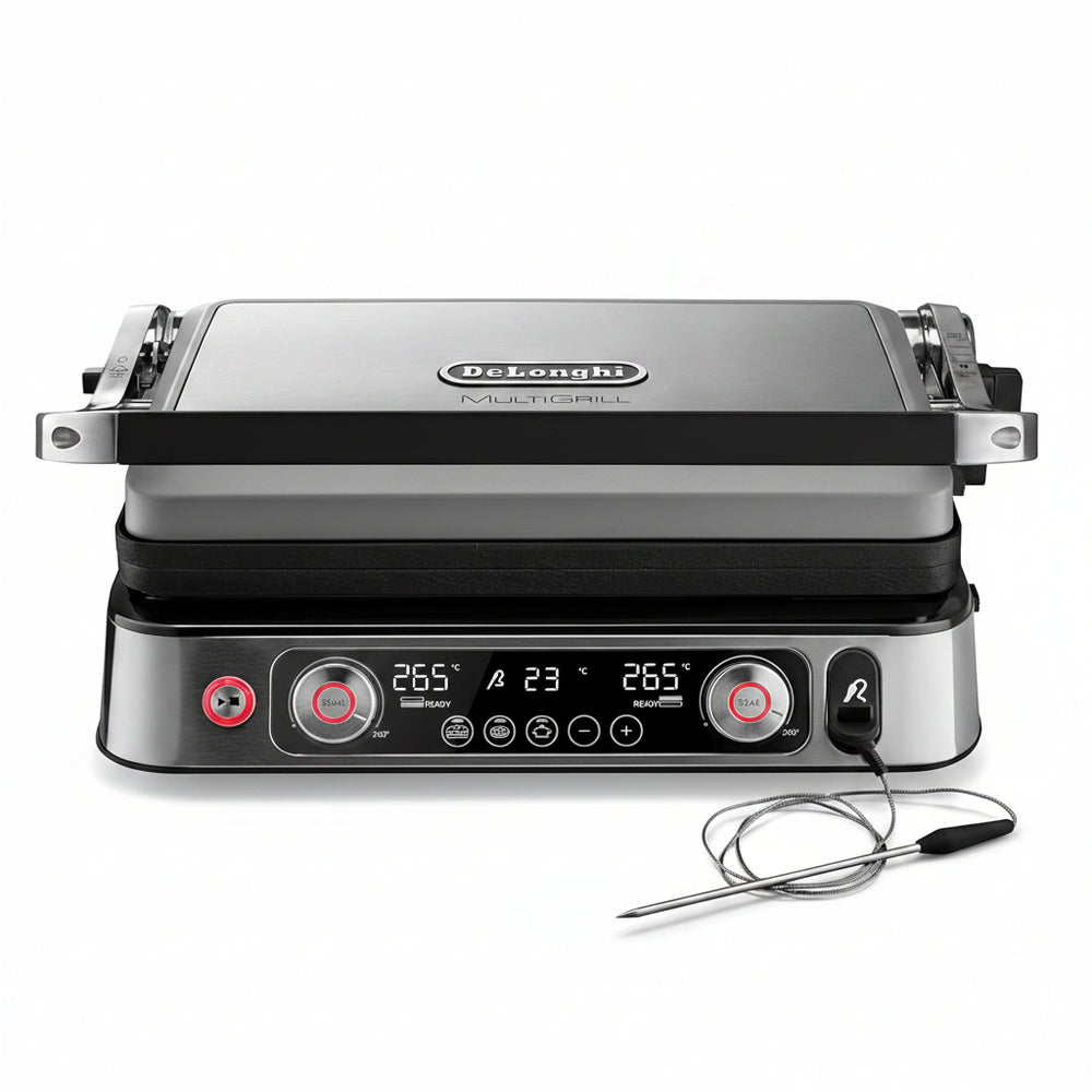 De’Longhi MultiGrill 1100 Electric Grill with Special App Model CGH1112DP 2200 W Silver Color