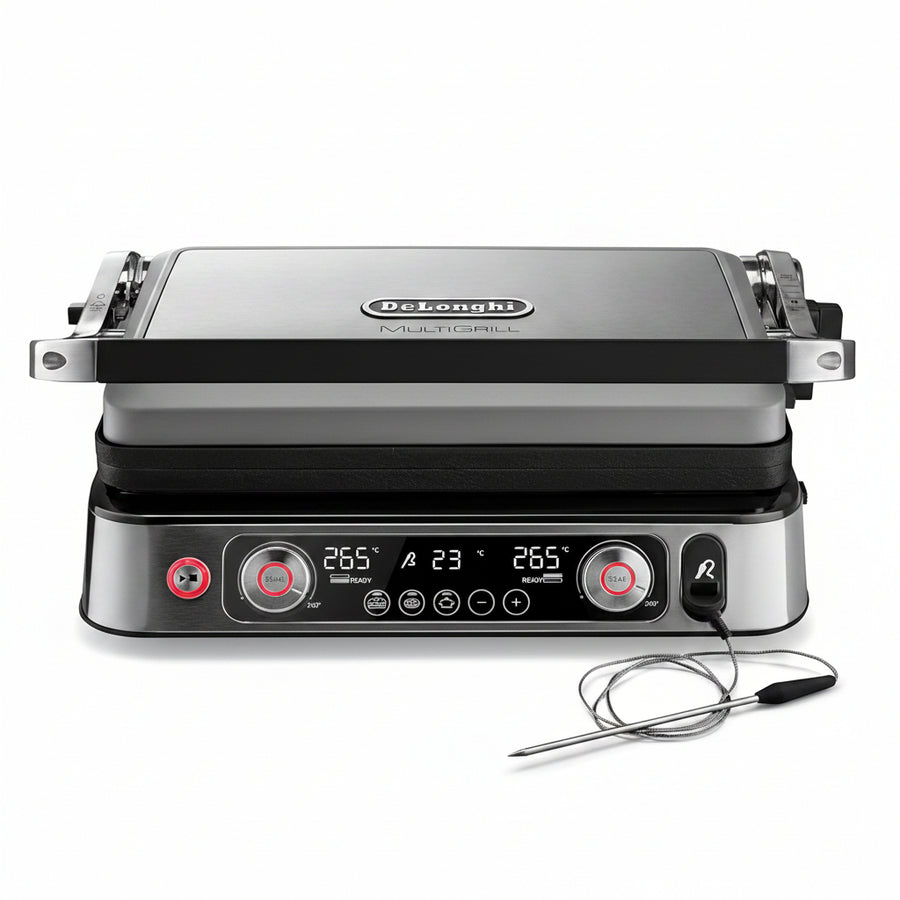 De’Longhi MultiGrill 1100 Electric Grill with Special App Model CGH1112DP 2200 W Silver Color