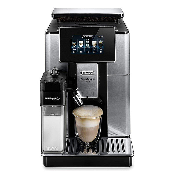 De’Longhi Prima Donna Soul Fully Automatic Bean To Cup Coffee Machine ECAM610.75.MB, Metalic & Black